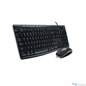 MK200 Media Corded Keyboard and Mouse Combo - Keyboard - QWERTY - 10-Key Number